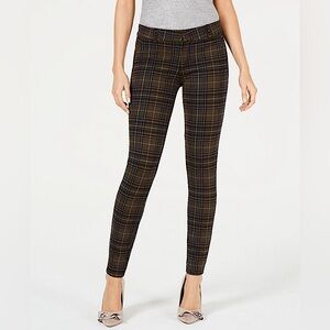 KUT - Mia Plaid Skinny Jeans
